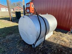 500 Gal Steel Fuel Tank w/ Pump 