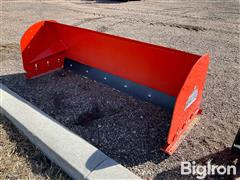 Homestead Implements Pinnacle Series Snow Pusher Skid Steer Attachment 