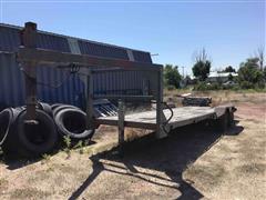 1990 Homemade T/A Flatbed Trailer 