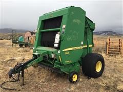 2008 John Deere 568 Megawide Plus Round Baler 