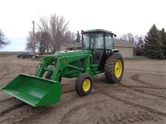 1983 John Deere 2950 2WD Tractor W/Loader 