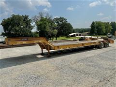 1998 Holden HLB25 T/A Fixed Neck Lowboy Trailer 