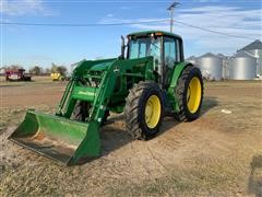 2009 John Deere 7230 MFWD Tractor W/740 Classic Front Loader 