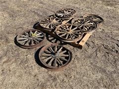 Wooden Spoked Wheels 