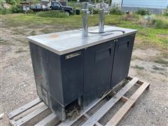 Yes TDD-2 2 Keg Refrigerator Unit 