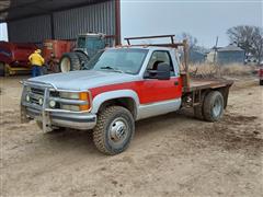 1995 Chevrolet 3500 4x4 Flatbed Pickup 