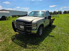 2008 Ford F250 Super Duty 4x4 Flatbed Pickup 