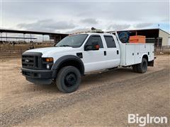 2009 Ford F450 4x4 Crew Cab Service Truck 