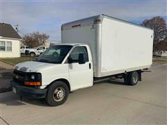 2010 Chevrolet Express 3500 16’ S/A Box Truck 