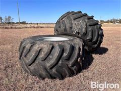 Goodyear 30.5L-32 Traction Lug Tires 