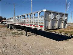 2003 Wilson CF900 T/A Aluminum Flatbed Trailer W/Removable Sides 