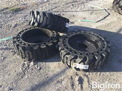 Redington 12-16.5 Skid Steer Solid Tires & Wheels 