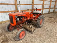 Allis-Chalmers B 2WD Tractor W/Belly Mower 