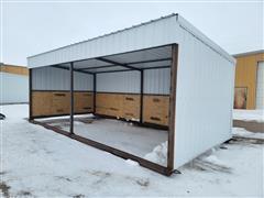2024 THIO Industrial LLC 12x24 Open Front Livestock Shelter 