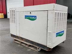 2007 Generac Model 0054210 QuietSource 45 Kw Natural Gas Standby Generator 