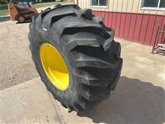 John Deere 28L-26 Combine Tire & Rim 