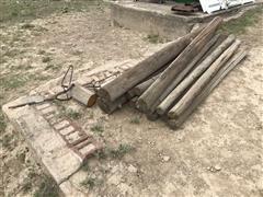 Wood Fence Posts 