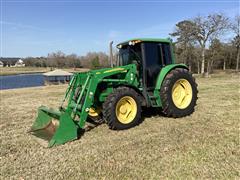 2009 John Deere 6430 Premium MFWD Tractor W/Loader 