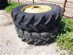 Armstrong 18.4R38 Tires W/9 Bolt Rims 