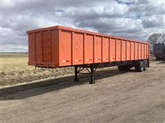 1989 Fontaine W/ May Welding High Side Gondola Scrap Trailer 