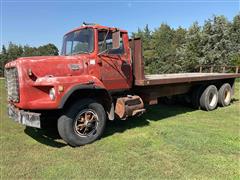 1974 Ford LTS8000 T/A Flatbed Truck 