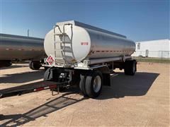 1985 Beall 5,420-Gal 3-Compartment Fuel Tanker Pup Trailer 