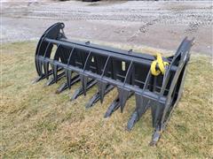 2024 Mid-State 84" Brush Grapple Skid Steer Attachment 