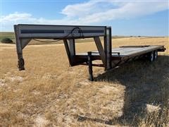 1991 Titan 102” X 24’ T/A Gooseneck Flatbed Trailer 