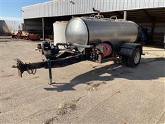 Homemade 500 Gal Water Tank Trailer 