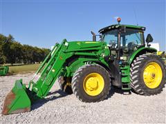 2019 John Deere 6175R MFWD Tractor W/Loader 