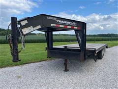 2006 Trailerman Hired Hand Gooseneck T/A Flatbed Trailer 