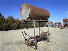 Fuel Barrel On Stand 