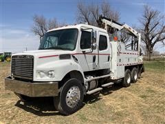 2006 Freightliner Business Class M2-106V T/A Crew Cab Service Truck W/IMT Boom 
