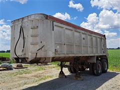 1971 City T/A Aluminum End Dump Trailer 