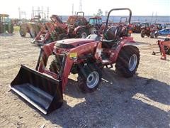 2006 Mahindra 1626 Shuttle MFWD Compact Utility Tractor W/Loader 