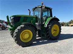 2021 John Deere 6195M MFWD Tractor 