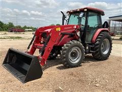 2018 Mahindra 8090PST MFWD Tractor W/Loader 