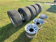 445/50R22.5 Super Single Tires & Rims 