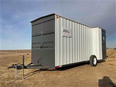 2024 Custom Built Double Stall Portable AI/Breeding Barn 