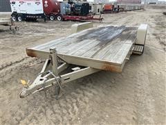 2004 Dct T/A Flatbed Bumper Pull Trailer 