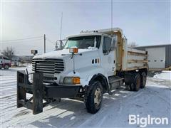 2007 Sterling LT9500 T/A Dump Truck W/Snow Plow 