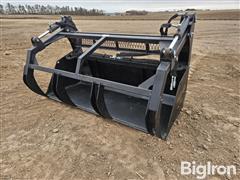 2024 Hydraulic Grapple Bucket Skid Steer Attachment 