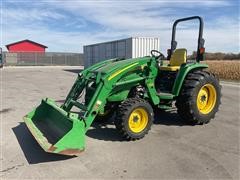 2008 John Deere 4120 MFWD Tractor W/400X Loader 