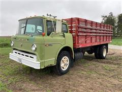 1972 Ford C800 S/A Flatbed Dump Truck 