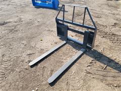 Pallet Forks Skid Steer Attachment 