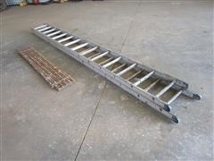 26' Aluminum Extension Ladder & Walkboard 