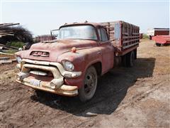 1957 GMC 300 Truck W/13.5' Box Hoist 