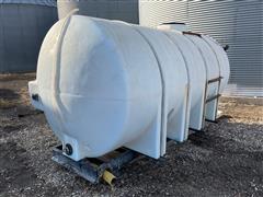 1600-Gal Liquid Poly Leg Tank On Steel Frame 