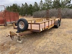 2008 Trail Master TL-108-17 T/A Flatbed Trailer 
