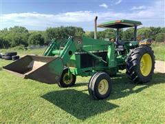 1989 John Deere 2555 2WD Tractor W/Loader 